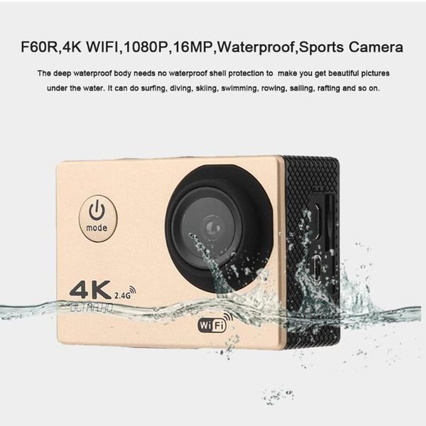 

ultra hd 1080p 4k action camera wifi 2.0 inches lcd screen 170 lens waterproof sports camera outdoor diving bicycle camcorder