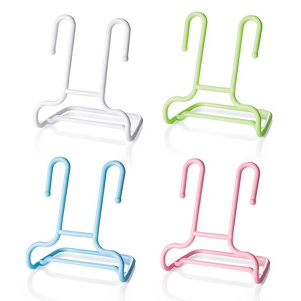 

2pcs plastic children kids shoes rack hanging storage shelf stand wardrobe organizer le66