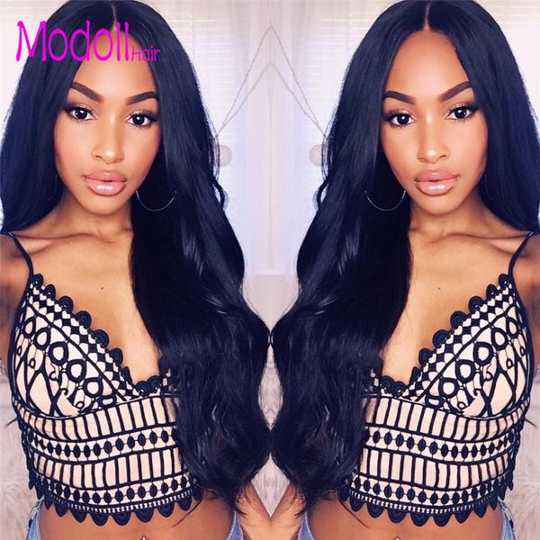 

peruvian virgin hair body wave bundles with closure human hair weave body wave bundles with closure virgin hair bundles with closure, Black;brown