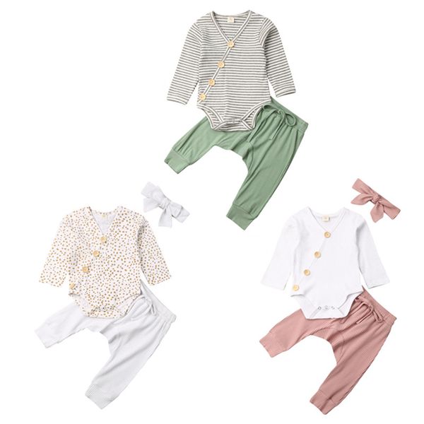 

весна 3-18м новорожденный ребенок девочка мальчик топы ползунки брюки осень хлопок наряды комплект одежды, Pink;blue