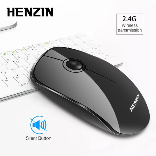 2.4G Wireless Mouse Ultra-silent Optical USB Charging Mice For Computer Laptop