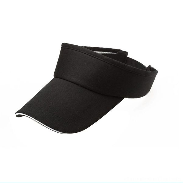 

comfortable cotton solid color advertising empty hat blank solar sports climbing ess sun volleyball wear athletic & outdoor apparel, Black;white