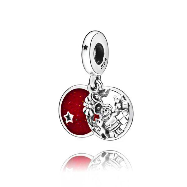 

2019 winter new pendant christmas bead fit original charms bracelet necklace trinket jewelry for women diy making