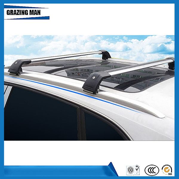 

2 pcs aluminium alloy roof rack rail cross bar fit for sportage r 15+ luggage carrier
