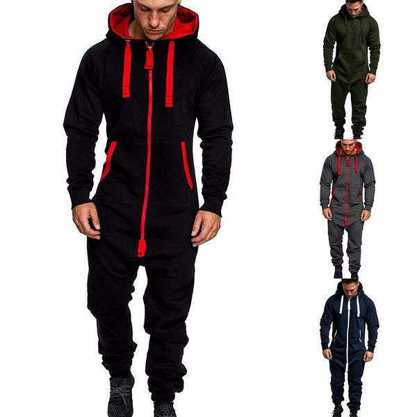 

sfit men's hooded fleece one-piece camouflage printed personalized casual suit winter sweatshirt casual track suit running set, Black;blue