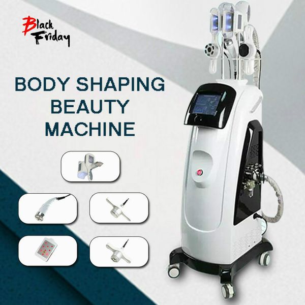 

2020 promotion 6 in 1 fat ing body slimming machine fat e weight loss beauty equipment two cryo handles can work simultaneously