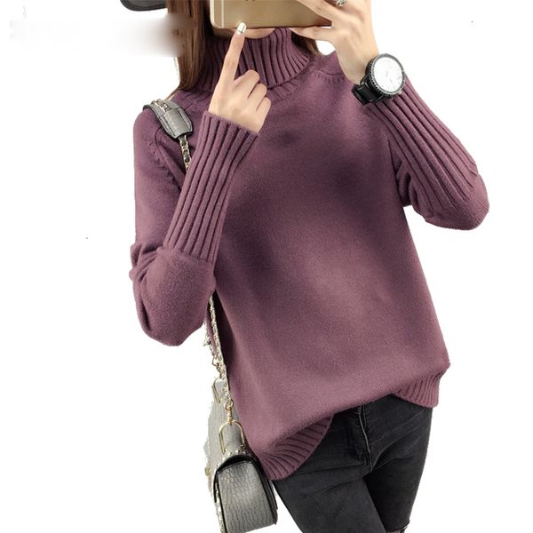 

женщины свитер женщины свитера толстые теплый свитер женщин перемычка аппликация зимы с длинным рукавом вязать свитер прицепные femme фиолет, White;black