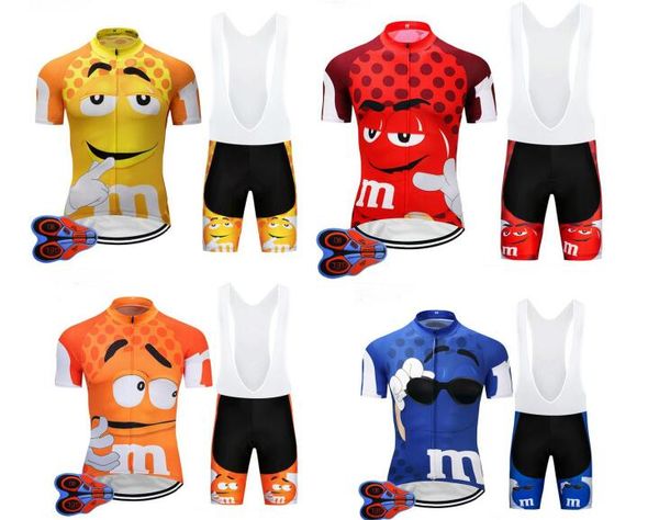 Set di maglie da ciclismo 2024 Cartoon Team Maglia da ciclismo corta 9D set Abbigliamento da bici MTB Ropa Ciclismo Abbigliamento da bici Abbigliamento da uomo Maillot Culotte 240314