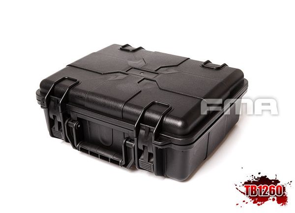 

fma tactical plastic case outdoor travel portable carry hard storage box black
