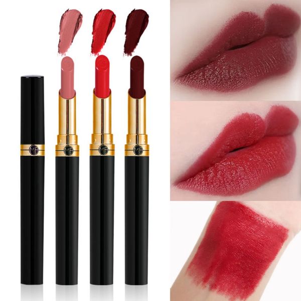 

lip matte velvet lipstick waterproof lipstick makeup high pigmented 24 shades rouge mkxj new