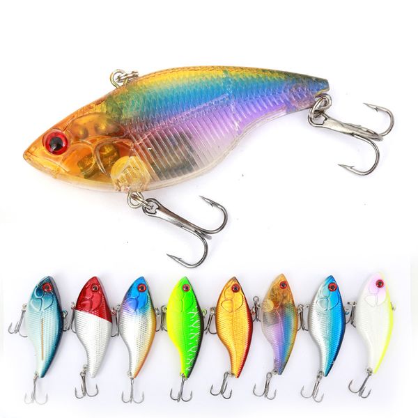 

wokotip 7cm 18g hard fishing lure vib rattlin hook 3d eyes fishing sinking vibra rattlin hooktion lures crank baits t191016