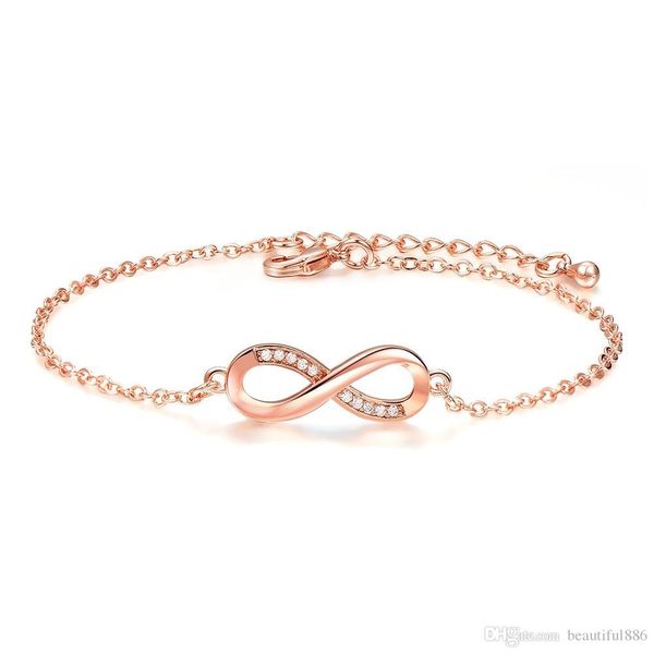 

Горячие Продажи Браслеты Браслеты для Женщин Популярные Серебряный Цвет Бесконе