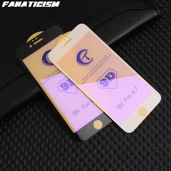 

экран 9d изогнутые полное покрытие закаленное стекло протектор для iphone 11 pro xr xs max 6 7 8 plus anti-синий фиолетовый свет стекла