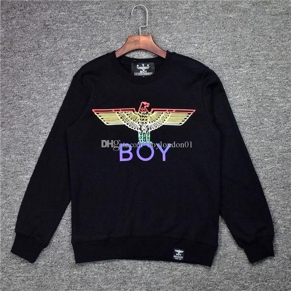 

boy london mens designer hoodies luxury mens by sweatshirts men women winter and fall casual hoodies, Black