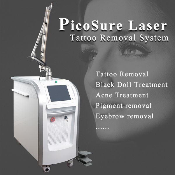 

q switch vertical picolaser nd yag laser removal eyebrow removal tattoo remove picosecond machine picosure beauty equipment, Black