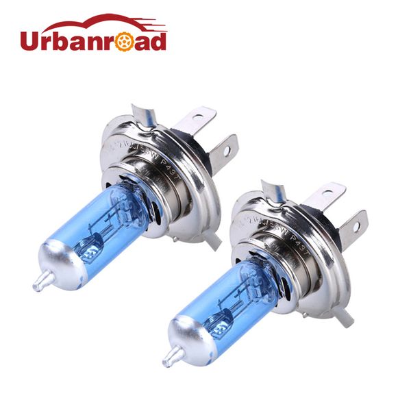 

2pcs h4 12v 60/55w halogen car light bulbs white light h4 9003. super xenon white 6000k headlight lamp ing