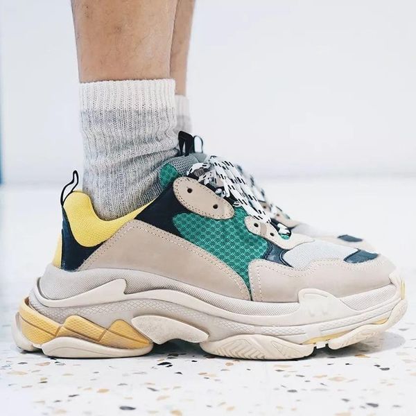 

multi luxury balÃ¨ncÃ¬aga triple s design old dad sneaker combination soles boots mens womens fashion retro casual shoes chaussure