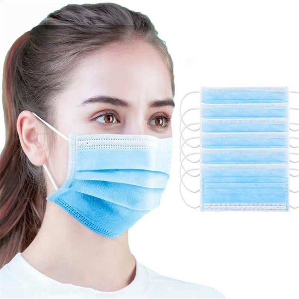 

in jason mask stock breathable faceelastic blue masks dust 3 ply ear loop mouth face mask