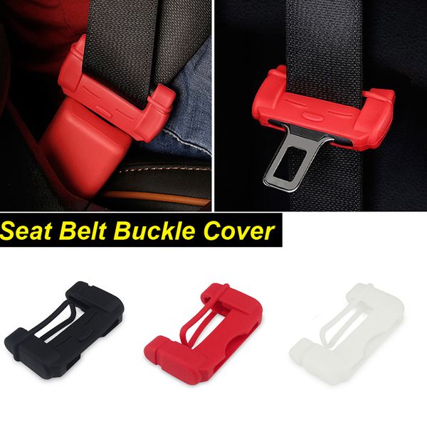 

2x car styling seat belt buckle cover for lada granta vaz kalina priora niva samara 2 2110 largus 2109 2107 2106 4x4 2114 2112