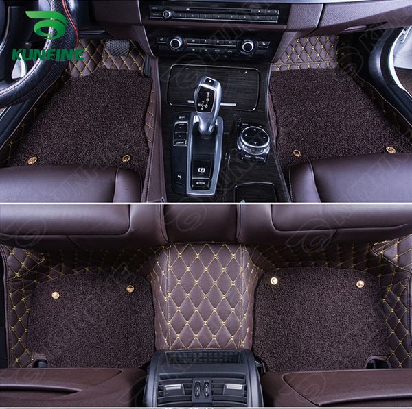 

3d car floor mat for 3 series foot mat car foot pad with one layer thermosol coil pad 4 colors left hand driver