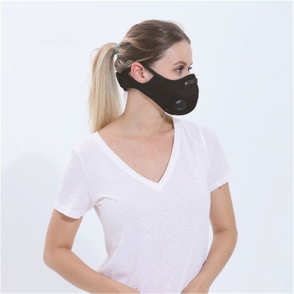 

dhl shipwholesale reusable 100 1pcs 5 cycle layers valve mask qaj0mt, Black