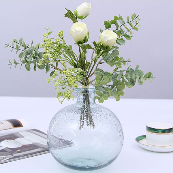 

ornament artificial anniversary preserved babysbreath crafts decoration supply wedding natural dried flower lover fabric bouquet