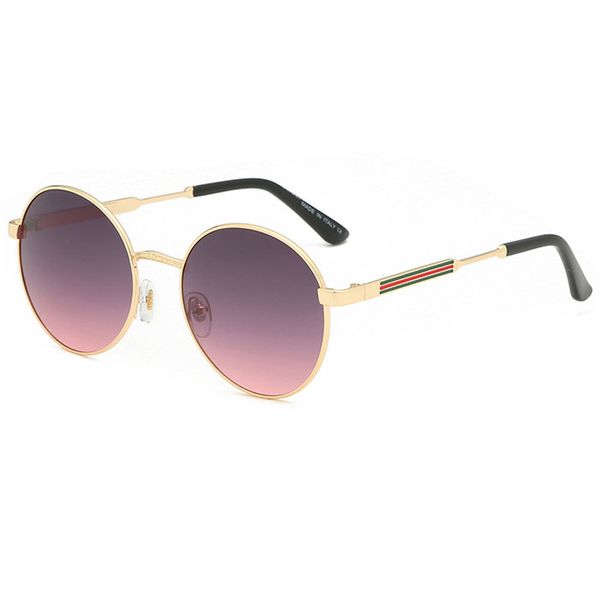 

1pair fashion sunglasses metal mens sunglasses sun glasses gold frame green glass lenses uv400 women luxury designer sunglasses, White;black