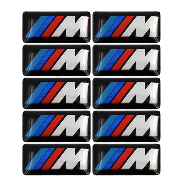

100pcs tec sport wheel badge 3d emblem sticker decals logo for bmw m series m1 m3 m5 m6 x1 x3 x5 x6 e34 e36 e6 car styling stickers