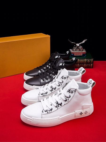 

2018 fashion brand white black high-leather extra sneaker luxury shoe casual shoe man and woman designer shoe 38-44