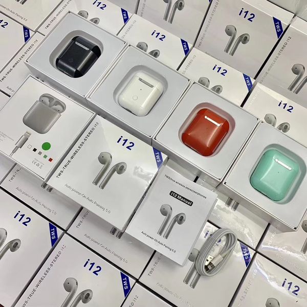 

I12 tw touch wirele earbud double v5 0 bluetooth headphone ture tereo earphone earbud with touch control iri for apple airpod