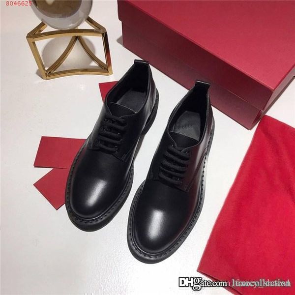 

autumn & winter style ladies latest leisure loafers black cowhide low lace-up with thick bottom low heel leisure shoes,with box