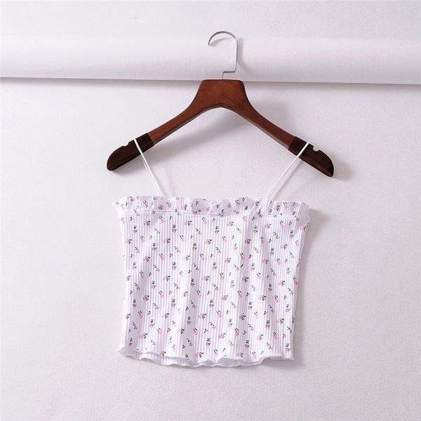 

camisole new arrival summer camisole women crop linen streetwear trendy sleeveless basic tees camis 9 colors, White