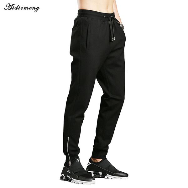 

edmund men's sports pants fall men's leisure pants fashion sports gymnasium training ali815, Black