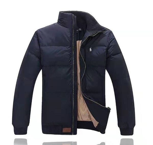 

Ralph polo lauren men winter jacket cla ic luxury men pony brand down jacket high end embroidery pony logo coat outdoor warm jacket top, Black