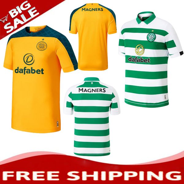 

2019 2020 gla gow celtic occer jer ey 19 20 home away bitton brown rogic chri tie celtic fc football hirt