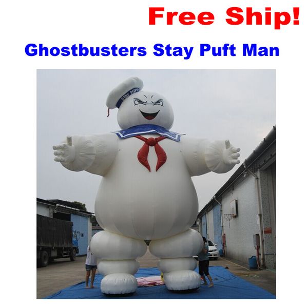 

30ft or16ft inflatable ghostbusters stay puft marshmallow man with blower for advertising
