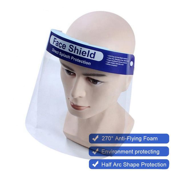 

Huge Stock Reuseable Safety Anti-fog Face Shield Mask All Face Cover Protective Mask Multi-function Pollution Isolation Face Shield