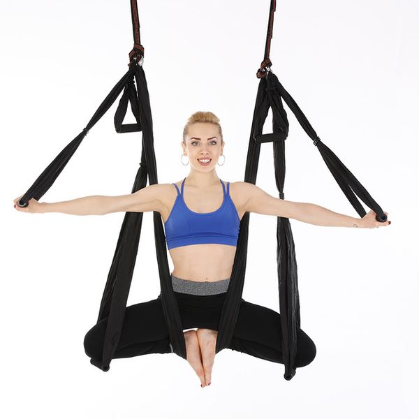 

yoga hammock elastic air anti-gravity swing bodybuilding body training fitness equipment yoga belts