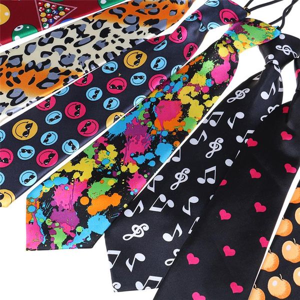

baby printed colorful neckwear fashion boys girls elastic tie cute chirldren wedding party necktie suit, Red;brown