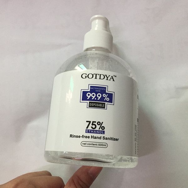 

быстрая доставка gotdya 500мл дезинфицирующее средство для рук легко носить с собой гель alcohol householdoutdoor антибактериальных дезинфиц