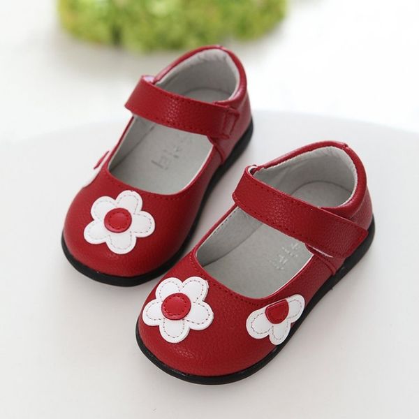 

flat shoes flower toddler little baby girls kids soft bottom princess dress chaussure fille 1 2 3 4 5 6 7years, Black;grey