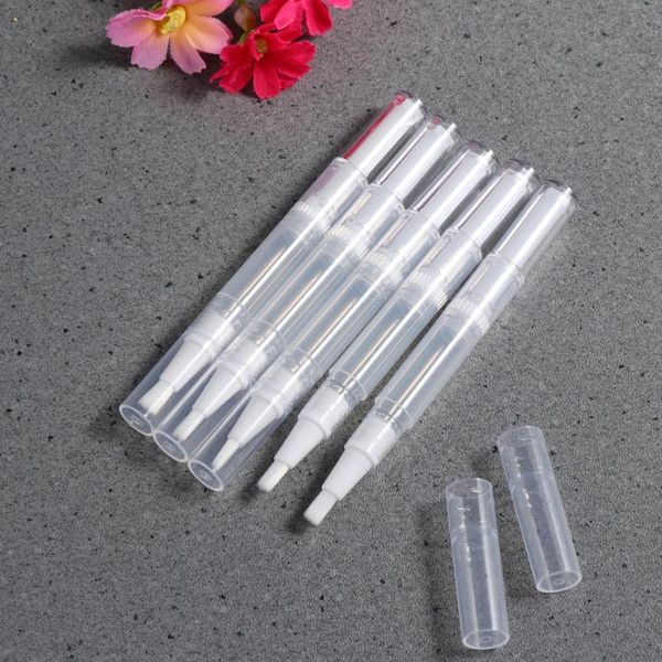 

12шт прозрачный empty nail oil twist pen cosmetic контейнер для губ кисть аппликаторы liquid tube transfer пипетки (no.1, 3