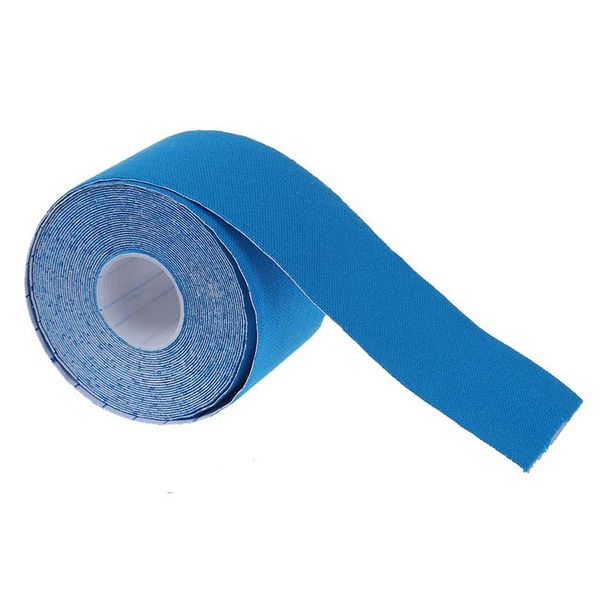 

elbow & knee pads 1 roll sports kinesiology muscles care fitness athletic health tape 5m * 5cm, Black;gray