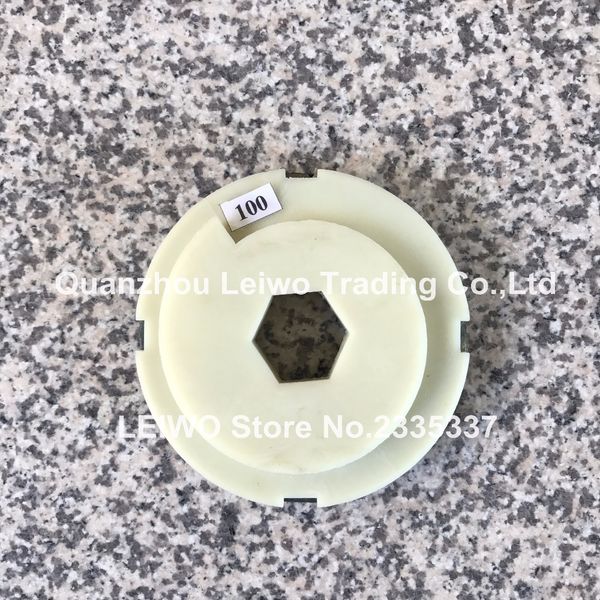 

snail lock edge polishing pads 5 inch (125 mm) granite abrasive tools resin polishing wheel 100 grit 10 pcs/lot