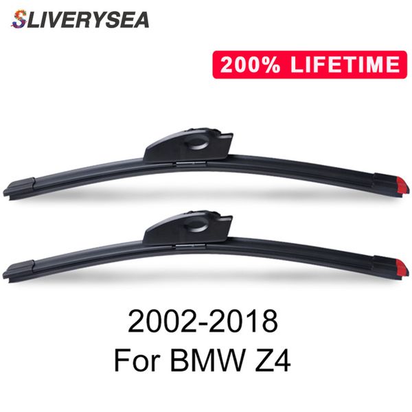 

sliverysea replace wiper refill windscreen wiper blades for z4 e85 e86 e89 2002-2018 windshield rubber car accessorie