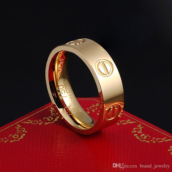

titanium zirconia steel alloy wedding party ring fashion men luxury jewelry brand designer rings engagement rings for women-1, Silver