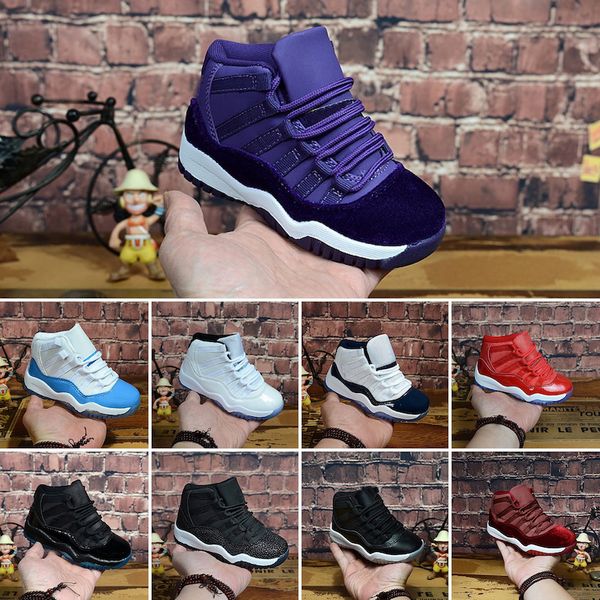 

Nike Air Jordan 11 2018 11 Дети Низкие баскетбольные кроссовки Спортивная обувь на открытом