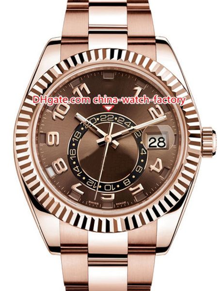 

8 tyle top elling 42mm ky dweller gmt workin 326935 326938 326933 18k gold a ia 2813 mechanical automatic men watch watche