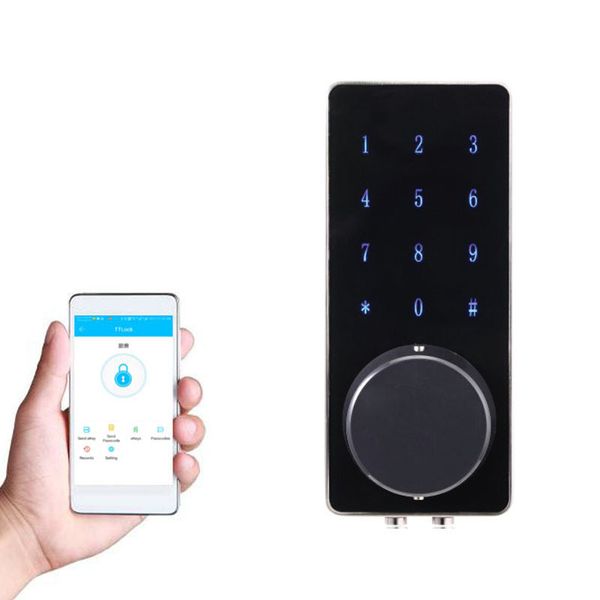 

electronic door lock app control touch screen keypad digital code lock