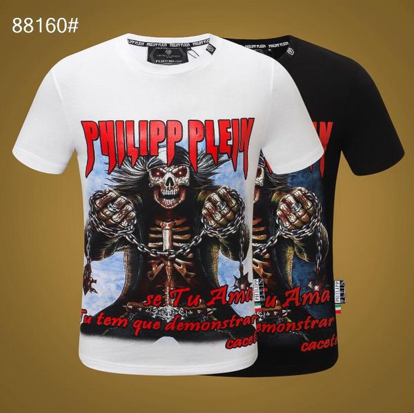 

2019 fashion summer fashion designers men's shirt t-shirt letter embroidery t-shirt men's brand short sleeve t-shirt blouse-028, White